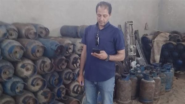 ضبط أسطوانات غاز