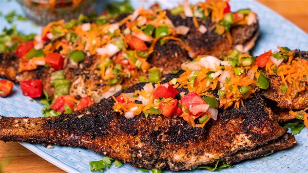 تتبيلة السمك المشوي