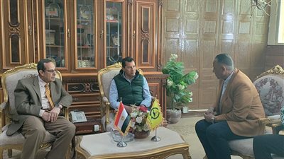 محافظ شمال سيناء يستقبل وزير الرياضة تمهيدا لافتتاح تطوير المرحلة الأولى من استاد العريش