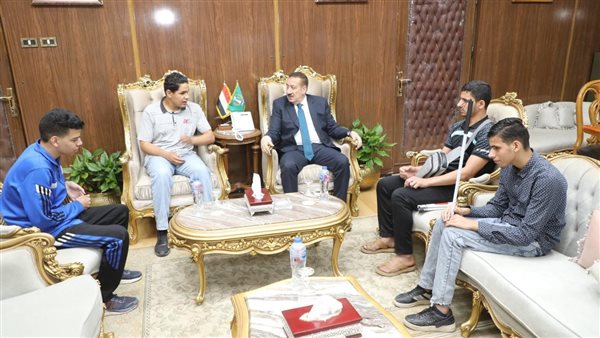 لقاء محافظ المنوفية