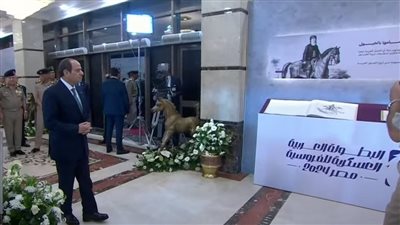 السيسي يعلن انطلاق البطولة العربية العسكرية للفروسية