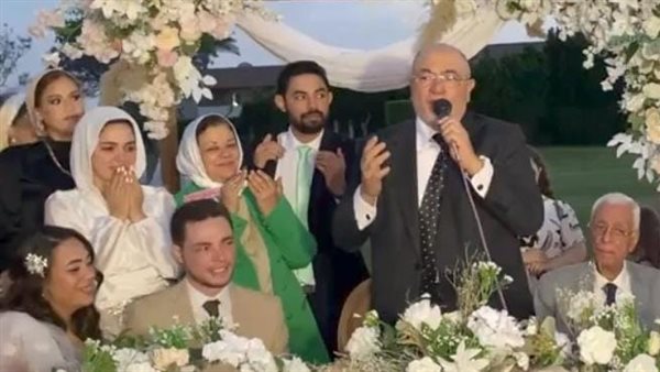 عقد قران ابنة الدكتور