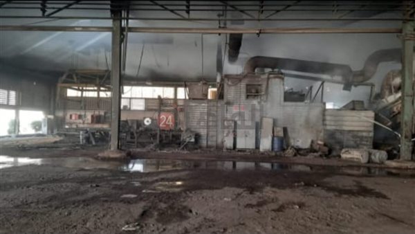 حريق مصنع النصر للمسبوكات