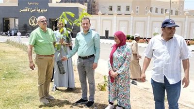 مانجو وبرتقال وتين.. جهاز طيبة الجديدة يبدأ زراعة 1350 شجرة مثمرة بشوارع المدينة