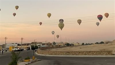 إلغاء رحلات البالون الطائر لسوء الأحوال الجوية بالأقصر اليوم