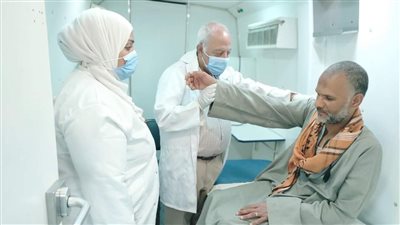 1314 مواطنًا يستفيدون من خدمات قافلة طبية مجانية بقرية البراجيل في المنيا