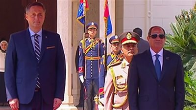 السيسي يستقبل رئيس البوسنة والهرسك في قصر الاتحادية | بث مباشر