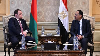 رئيس الوزراء لنظيره البيلاروسي: نتطلع لعقد الاجتماع الأول للجنة العليا المشتركة برئاسة وزيري خارجية البلدين