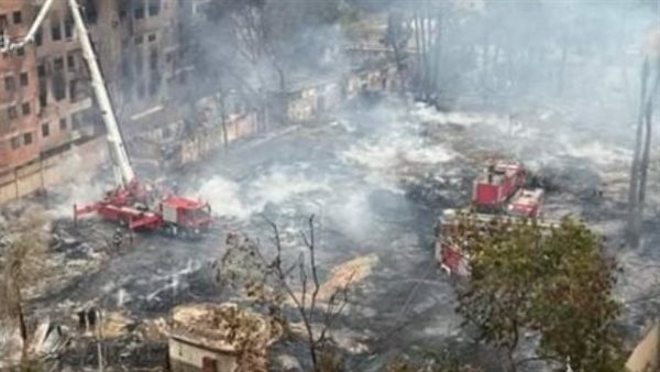 حريق ستوديو الأهرام