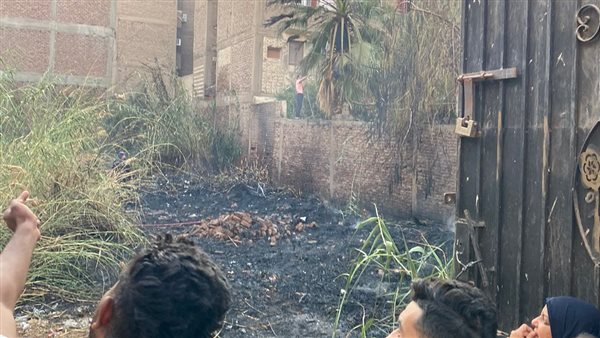 جانب من الحريق