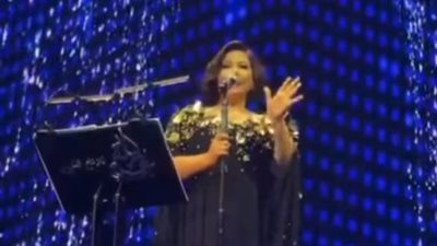 بكاء على المسرح والجمهور يرد صوت الوطن العربي كله..أبرز لقطات حفل شيرين عبد الوهاب