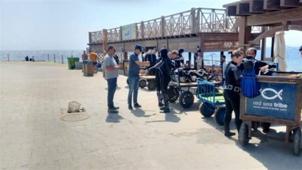 رئيس مدينة دهب يتابع