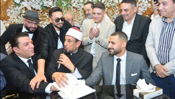 عقد قران ابنة مصطفى