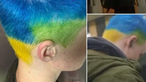 رجل روسي صبغ شعره