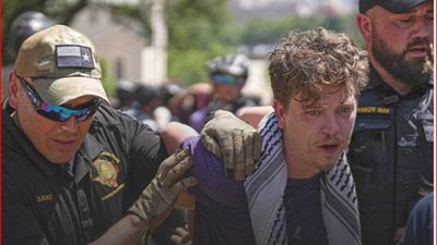 بعد اقتحام الشرطة للحرم الجامعي.. اعتقال أكثر من 75 طالبًا بالجامعات الأمريكية احتجاجًا على الحرب في غزة 