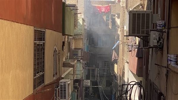 حريق شقة سكنية -