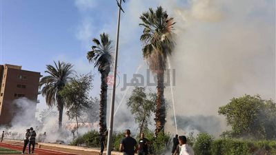محافظ المنيا يكشف تفاصيل السيطرة على حريق داخل مدرسة صفي الدين أبو شناف
