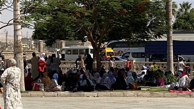 بيفطروا ملوحة.. أهالي الأقصر يفترشون ساحة أبو الحجاج والكورنيش في شم النسيم | صور