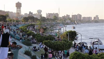احتفالًا بشم النسيم.. الحدائق والمتنزهات والمراسي النيلية كاملة العدد في المنيا