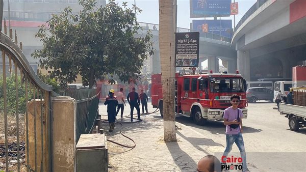 حريق بمحيط فيلا عبد