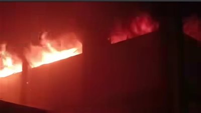 نشوب حريق في ورشة دوكو بالإسكندرية.. والحماية المدنية تحاول السيطرة عليه