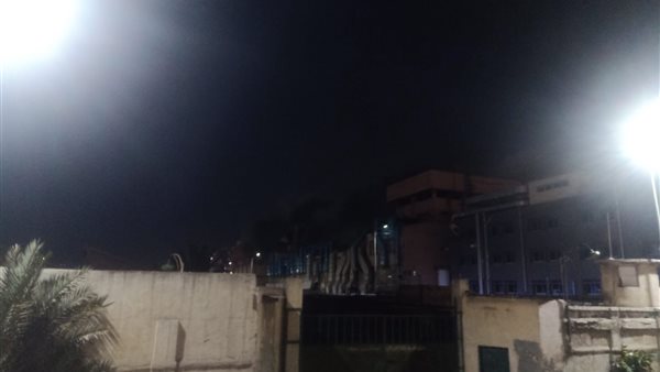 حريق مبني بشركة الإسكندرية