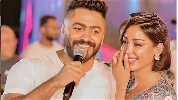 تامر حسني وبسمة بوسيل