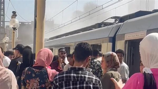 حريق بمحطة مار جرجس