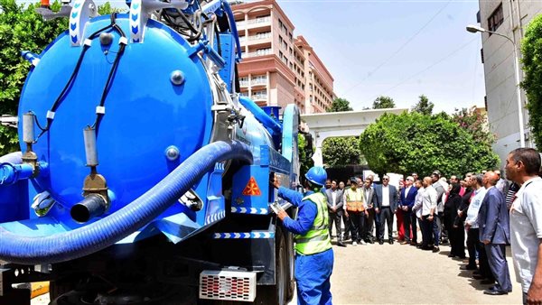 افتتاح محطة صرف القباحي