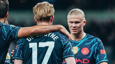 نتيجة مباراة مانشستر سيتي وتوتنهام في الدوري الإنجليزي.. السماوي يفوز بثنائية