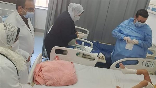 علاج مصابوا غزة ببورسعيد