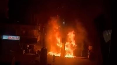 صيدلية العزبي وعيادات طبية.. تفاصيل حريق 6 طوابق في عقار طلخا بالدقهلية 