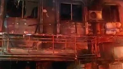 الحماية المدنية تسيطر على حريق عقار من 12 طابقًا في طلخا بالدقهلية | بث مباشر