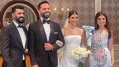 30 صورة من حفل زفاف الفنانة ريم سامي.. الهضبة والسقا نجوم الحفل 