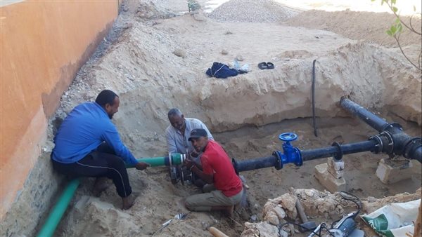 توصيل مياه الشرب