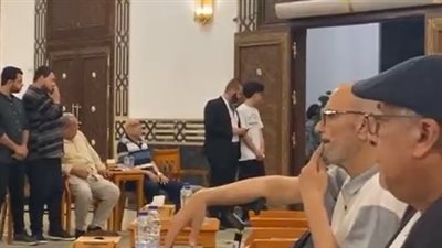 أسرة أحمد نوير مراسل بي إن سبورت تتلقى واجب العزاء بمسجد النزهة| بث مباشر 