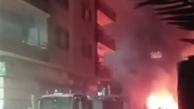 السيطرة على حريق بجوار مدرسة بشبرا دون خسائر بشرية |صور 