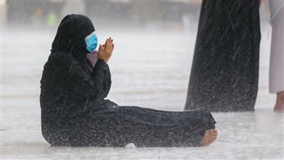 درجة الحرارة اليوم في السعودية.. أمطار تغسل ذنوب الحجاج