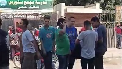سهل بشكل عام.. آراء طلاب الشهادة الإعدادية عن امتحان الجبر والإحصاء بالفيوم