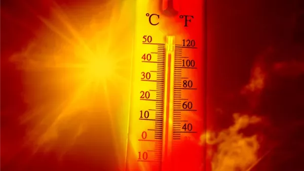 درجات الحرارة في