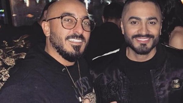 تامر حسني وحسام الحسيني