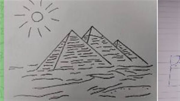 حل امتحان الرسم لطلاب