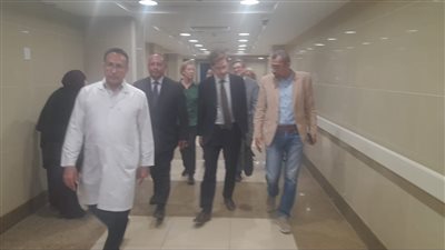 وفد ألماني يزور مصابي غزة بمستشفى العريش بمحافظة شمال سيناء