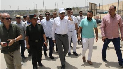 محافظ الجيزة يتفقد نسب تنفيذ أعمال التطوير بمحيط المتحف المصري الكبير│ صور 