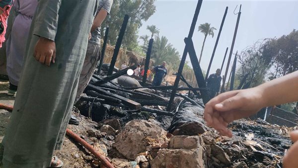 جانب من الحريق 