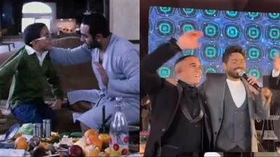 بعد 15 عاما.. تامر حسني يجتمع بـ يوسف طفل عمر وسلمى 2