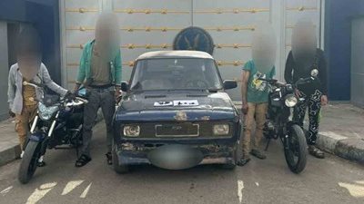 الأجهزة الأمنية تلاحق لصوص الدراجات النارية والتكاتك بالقاهرة | صور