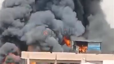 إصابة شخصين في حريق بمصنع شحم سيارات بالفيوم