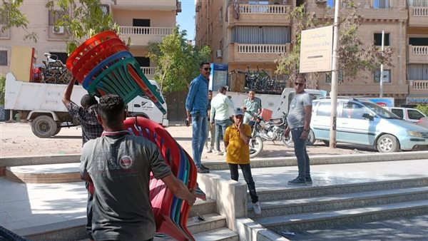 رفع حالة إشغال لمقاهي