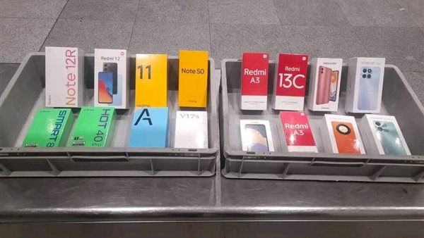 جانب من المضبوطات